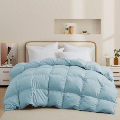 White goose feather down comforter cheap
