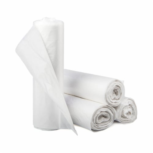 Inteplast Group Natural Commercial Perforated Roll Can Liner Perspective: front