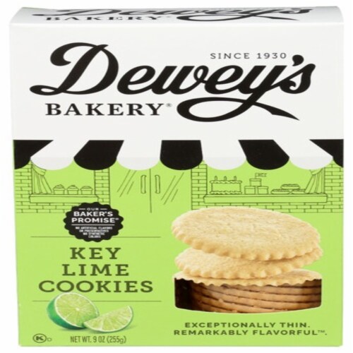 Dewey's® Bakery Key Lime Thin Cookies Perspective: front