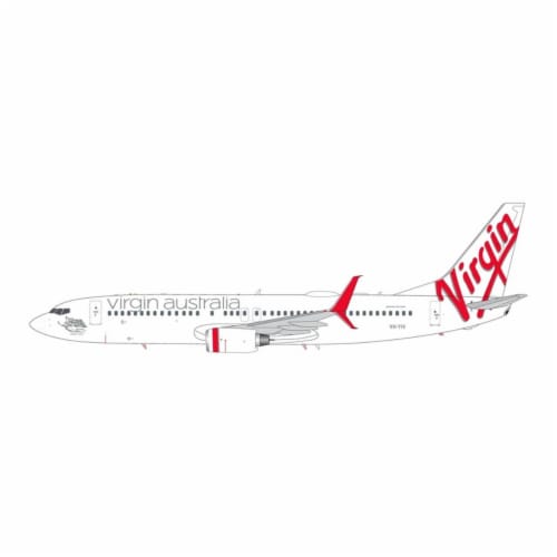 Gemini200 G2VOZ496 Virgin Australia Boeing 737-800 Scimitars VH-YIV Scale 1-200 Diecast Model Perspective: front