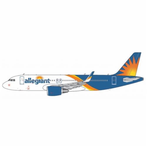 Gemini200 G2AAY664 1 by 200 Allegiant A320S New Livery Model Jet Perspective: front