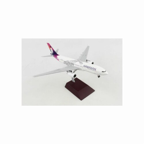 Gemini200 G2HAL751 Hawaiian A330-200 1-200 New Livery Reg No. N380HA Diecast Airplane Model Perspective: front