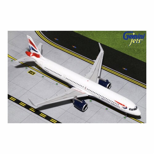 Gemini200 G2BAW802 British Airways Airbus A321neo Scale 1 by 200 Reg No. G-NEOP Perspective: front