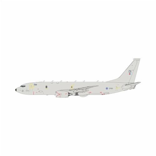 Gemini200 G2RAF899 RAF Royal Air Force Poseidon P-8 ZP801 Raked Wingtips Scale 1-200 Diecast Perspective: front