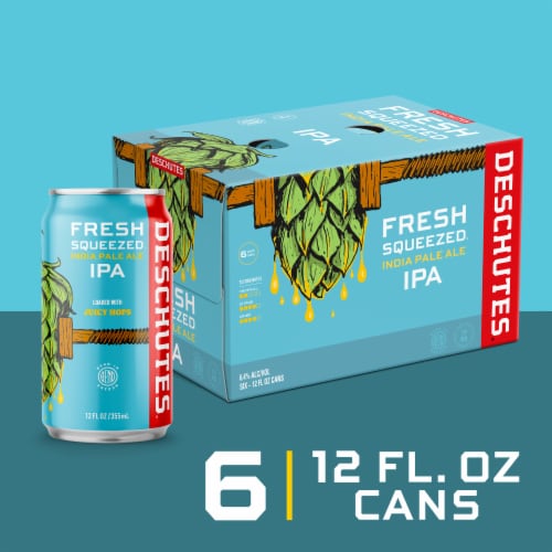 Deschutes Brewery® Fresh Squeezed IPA Perspective: front