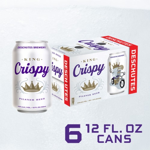 Deschutes Brewery® King Crispy Pilsner Craft Beer Perspective: front