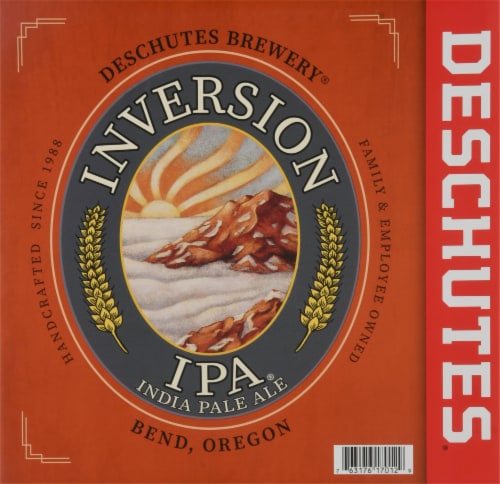 Deschutes Brewery® Inversion IPA Perspective: front