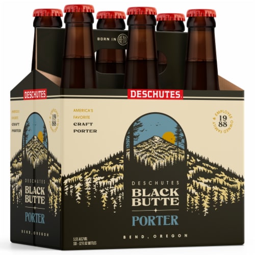 Deschutes Brewery® Black Butte Porter Craft Beer Perspective: front