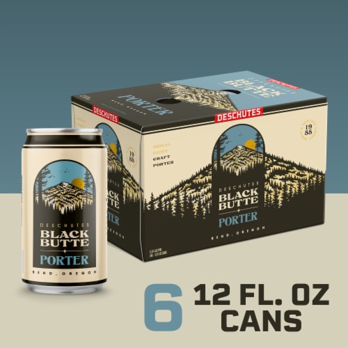Deschutes Brewery® Black Butte Porter Craft Beer Perspective: front