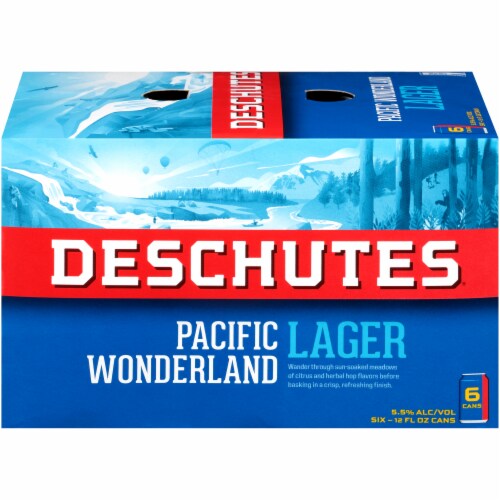 Deschutes Brewery Pacific Wonderland Lager Beer Perspective: front