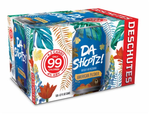 Deschutes Brewery® Da Shootz!™ Wildly Refreshing American Pilsner Perspective: front