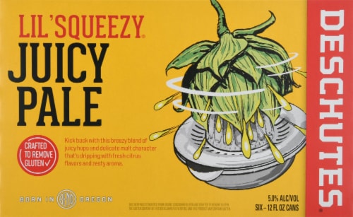 Deschutes Brewery® Lil' Squeezy Juice Ale Perspective: front