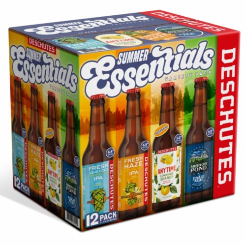 Deschutes Brewery® The Summer Essential Variety Pack Craft Beer Perspective: front