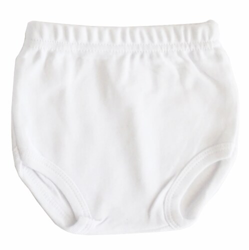 White Interlock T- Shirt & Panty Set - Large Perspective: front