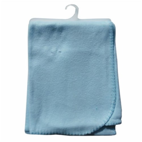Bambini 3600B BLUE Blue Polar Fleece Blanket Perspective: front