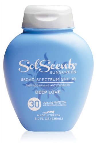 SolScents Broad Spectrum Deep Love Sunscreen SPF 30 Perspective: front