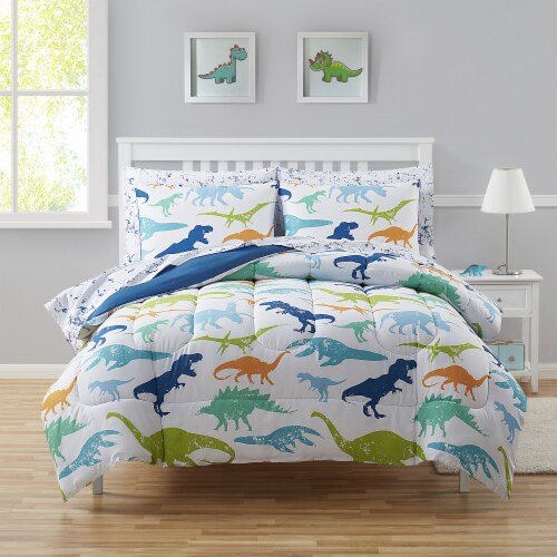 Sweet Home Collection Dinosaur Bed In A Bag Kids Fun and