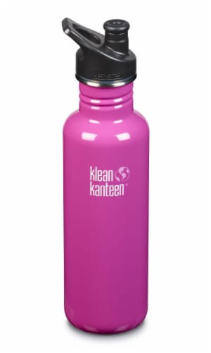 Klean Kanteen Classic Stainless Steel Water Bottle With Sport Cap Wild Orchid 27 Oz Dillons Food Stores