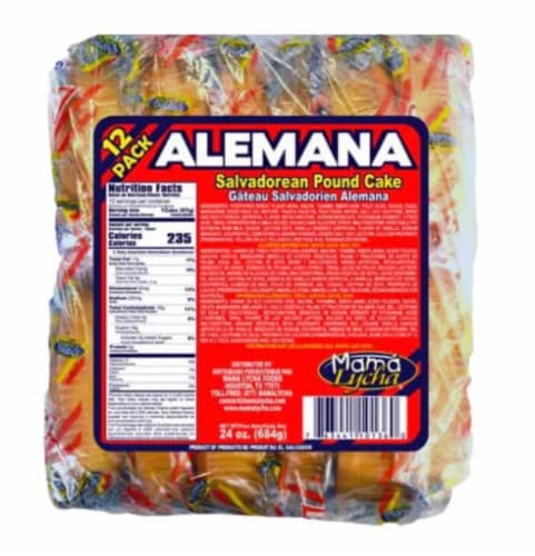Mama Lycha Alemana Salvadorean Pound Cake Perspective: front