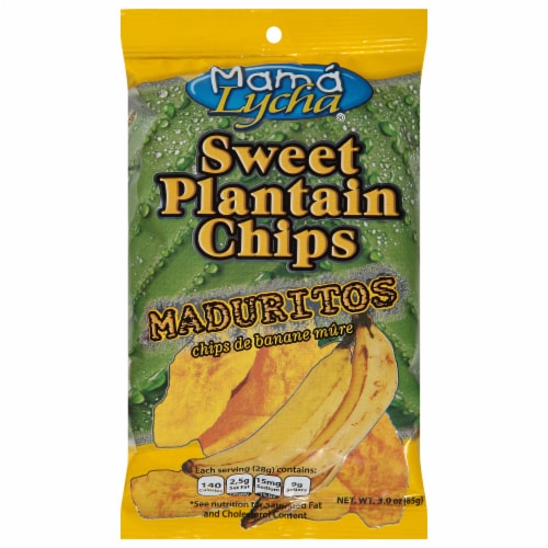Mama Lycha® Sweet Plantain Chips Perspective: front