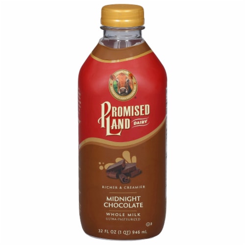 Promised Land® Midnight Chocolate Flavored Whole Milk Perspective: front