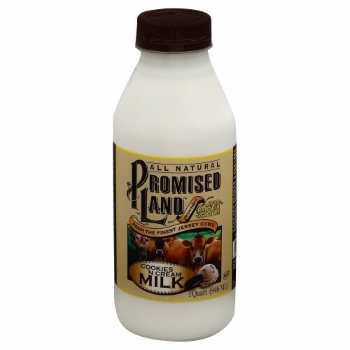 Promised Land Cookies and Cream Milk, 1 Quart Kroger