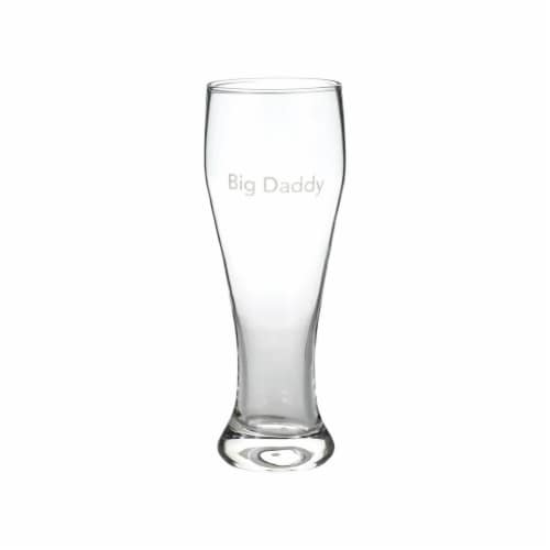 Hallmark Big Daddy Drinking Glass, Assorted - Pack of 2 Perspective: front