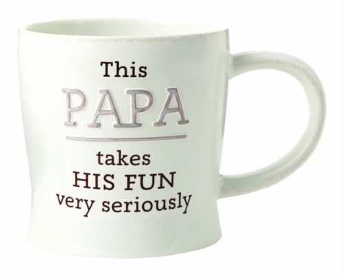 Hallmark Papa Ceramic Mug, Assorted - Pack of 4 Perspective: front