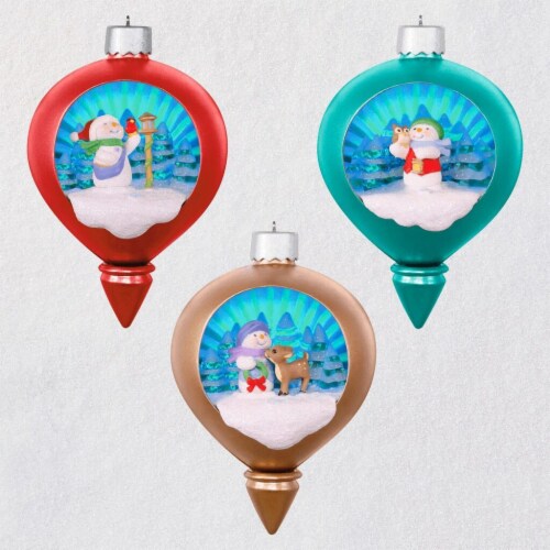 Hallmark Keepsake 2019 Snow Buddies Surprise Christmas Limited Ornament New Box Perspective: front