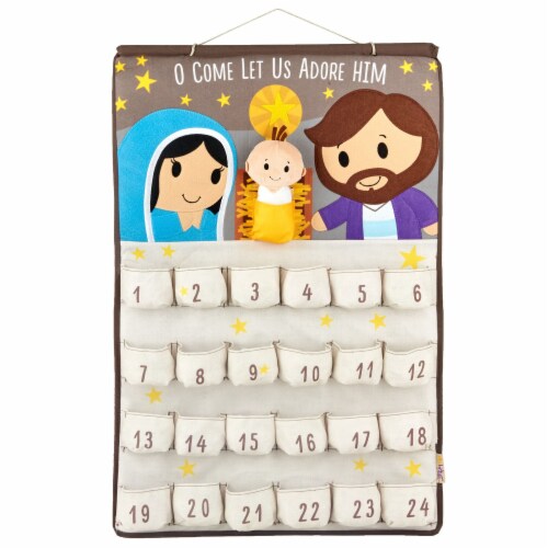 Hallmark Itty Bittys Jesus Plush Countdown To Jesus s Birthday Calendar New 1 Kroger