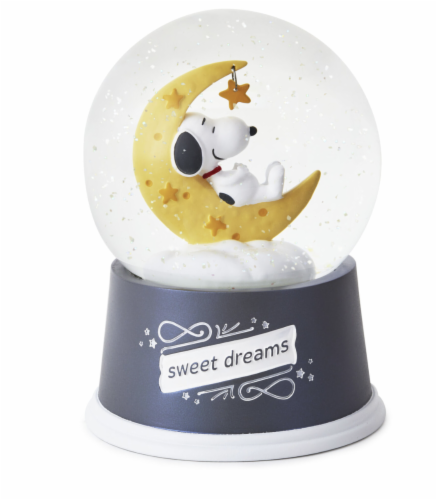 Hallmark Peanuts Snoopy Sweet Dreams Snow Globe With Light