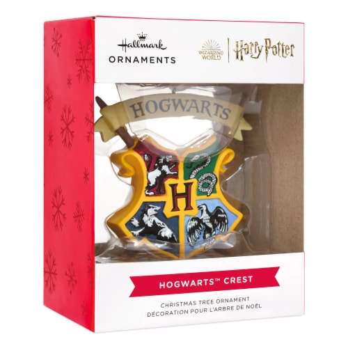 Hallmark Christmas Ornament (Harry Potter Hogwarts Crest) Perspective: front