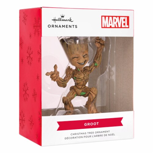 Hallmark Marvel Guardians of the Galaxy Little Groot Christmas Ornament Perspective: front