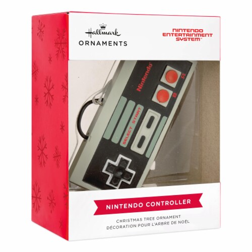 Hallmark Nintendo Entertainment System NES Controller Christmas Ornament Perspective: front