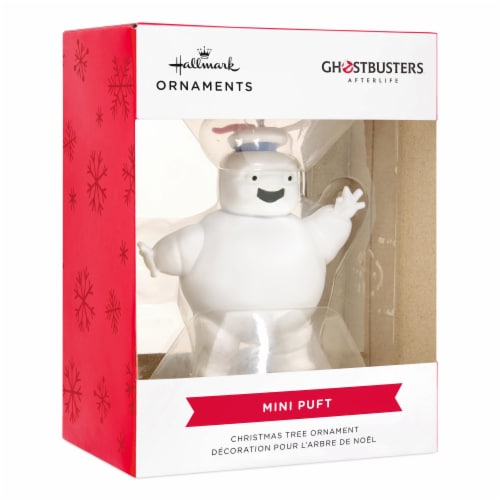 Hallmark Ghostbusters: Afterlife Mini Stay Puft Marshmallow Christmas Ornament Perspective: front