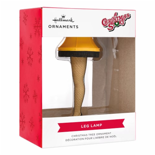 Hallmark A Christmas Story Leg Lamp Christmas Ornament Perspective: front