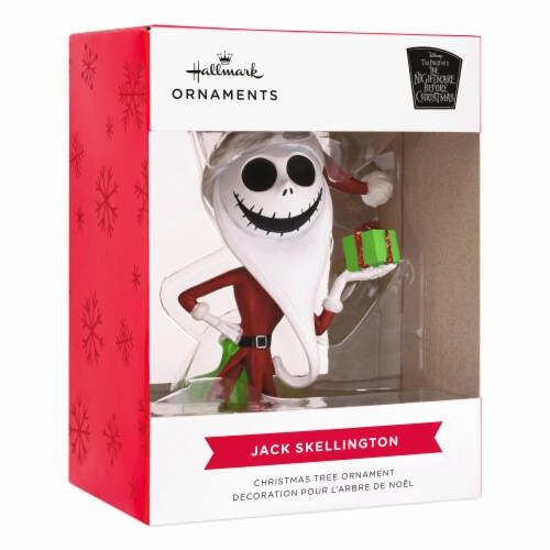 Hallmark Disney Tim Burton's The Nightmare Before Christmas Jack as Sandy Claws Christmas Ornament Perspective: front