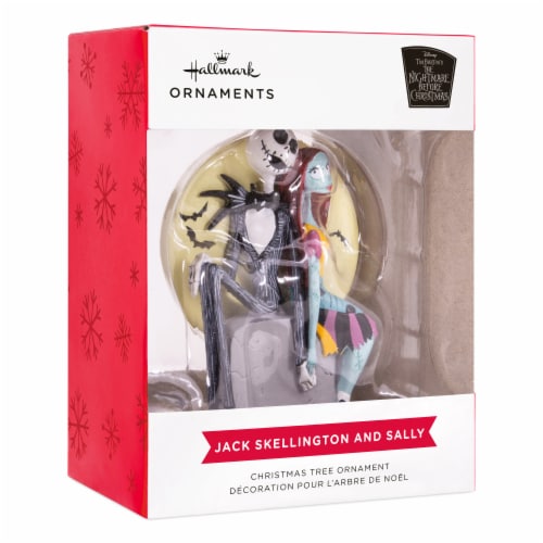 Hallmark Christmas Ornament - Disney Tim Burton's The Nightmare Before Christmas Jack and Sally Perspective: front