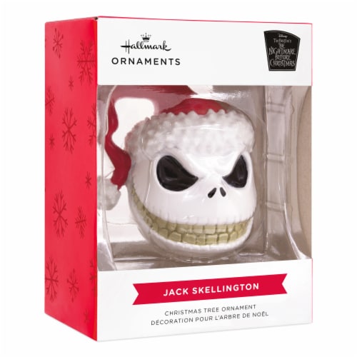 Hallmark Christmas Ornament - Disney Tim Burton's The Nightmare Before Chirstmas Jack Skellington Perspective: front