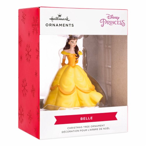 Hallmark Disney Beauty and the Beast Belle Christmas Ornament Perspective: front