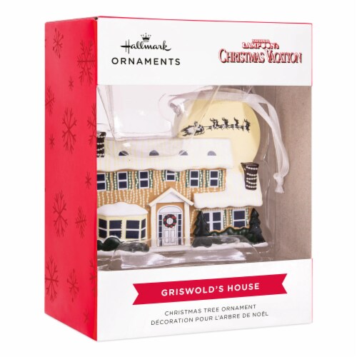 Hallmark National Lampoon's Christmas Vacation Griswold House Christmas Ornament Perspective: front