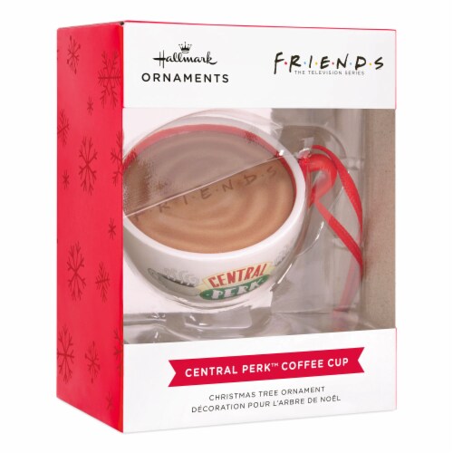 Hallmark Friends Central Perk Cafe Coffee Cup Christmas Ornament, 1 ct