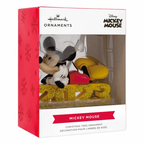 Hallmark Disney Mickey Mouse Holiday Christmas Ornament Perspective: front