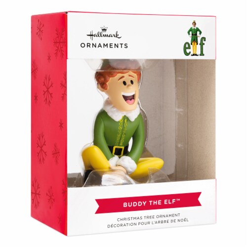 Holiday Christmas Ornament - Elf Buddy Perspective: front