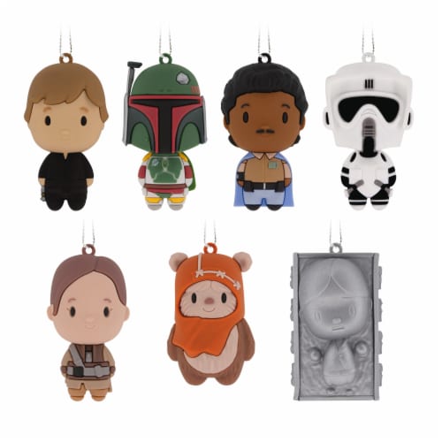 Hallmark Mystery Christmas Ornament Star Wars Holiday Décor Perspective: front
