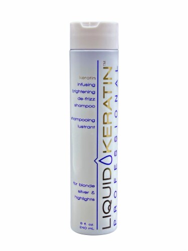 Liquid Keratin Keratin Infusing Brightening De Frizz Shampoo 8 OZ Perspective: front
