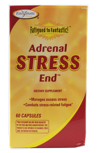 Enzymatic Therapy Stress End Capsules Perspective: front