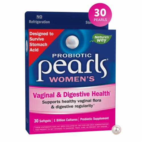 Enzymatic Therapy Yeast Balancing Probiotic Pearls Dietary Supplement Capsules Perspective: front