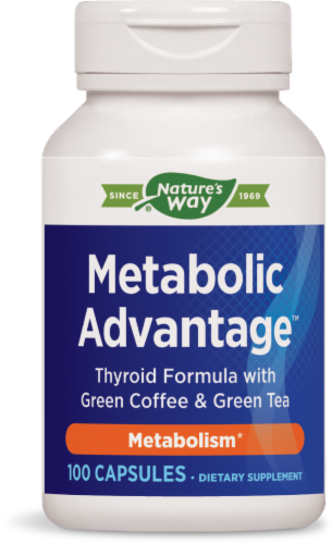 Enzymatic Therapy™ Metabolic Advantage™ Thyroid Formula Perspective: front