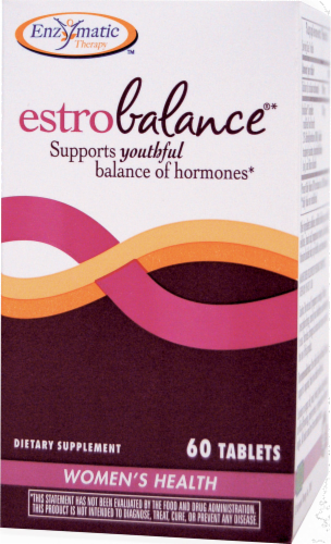 Enzymatic EstroBalance Women's Health Dietary Supplement Perspective: front